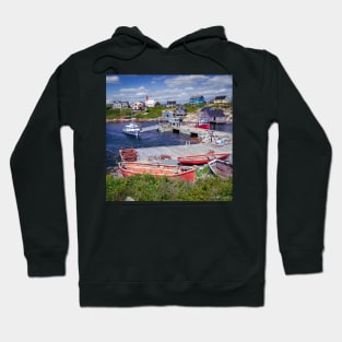 Old  Fishing Boats at Peggys Cove Hoodie